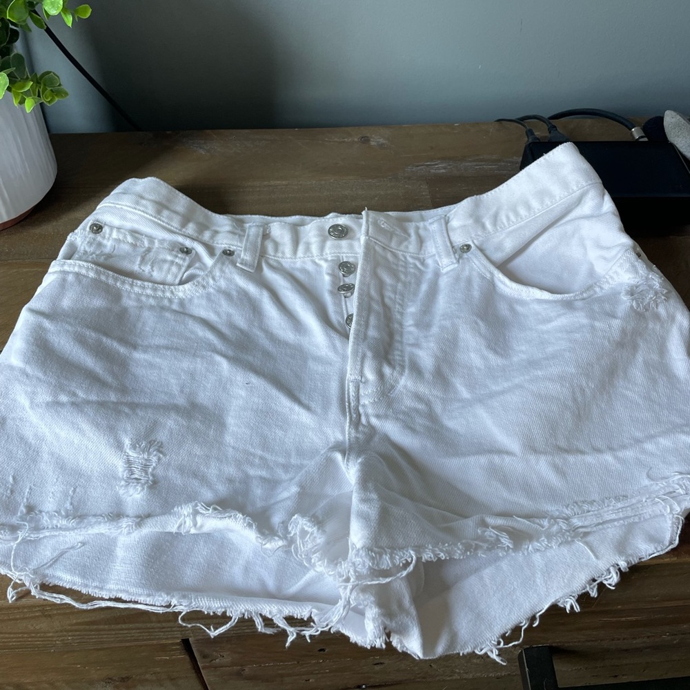 Free people white shorts